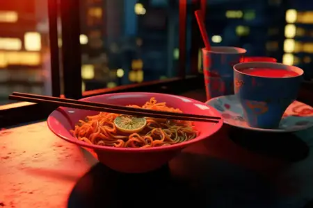 Обед, блюдо, зеленая еда, вкусный фон, азиатская, японская, лапша, кухня, свежая, горячая, ужин, овощная, вкусная, здоровая, традиционная, китайская, миска, фон, приготовление, Азия, еда