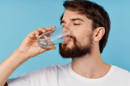 Бородатый мужчина, здоровье, изолированный фон