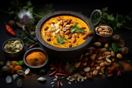 Кухня, овощ, ужин, миска, блюдо, фон, горячий, гурман, чили, желтый, здоровый, азиатский, острый, фон, вкусный, вкусное блюдо, еда, карри, обед, еда, традиционный, суп