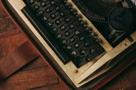 Печатная машинка, технология, винтаж, механическая техника, старый стиль