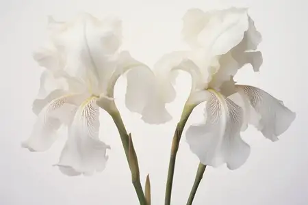 Стебель, растение, лепесток, ботанический, весна, ботаника, крупный план, фон, природа, цветение, распускание, цветок, флора, орхидея, свежий, белый, красота, цветочный фон, зеленый