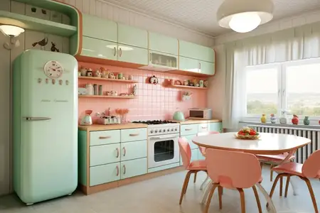 Дизайнерская раковина и духовой шкаф в стиле роскошной мебели