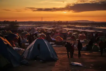 Беспомощный, иммиграция, лагерь, сирийский, печаль, молодая печаль, беженцы, мужчины, граница, голод, убежище, нелегалы, ищущие, палатка, событие, толпа, люди, Македония, ожидание
