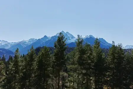 Горная панорама, отдых на свежем воздухе, летний отпуск, экология