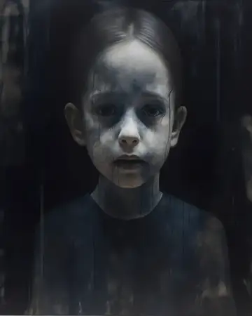 Женщина, ребенок, молодой, лицо, портрет, человек, выражение, взгляд, черный ребенок, красота, эмоция, грустная модель, кожа, ужас, кавказец, темная девушка, женщина, девушка, белый фон, женщина