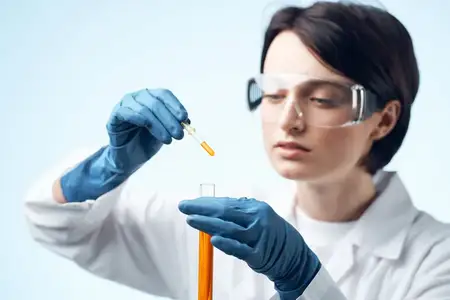 Учёный, исследование, биология, экология, эксперимент, анализ, крупный план
