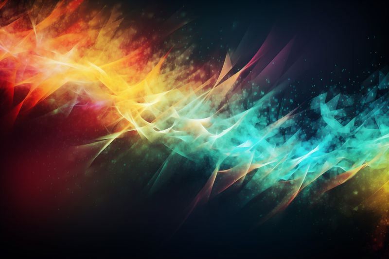 star banner background light abstract wallpaper space night gradient illustration business. Generative AI.