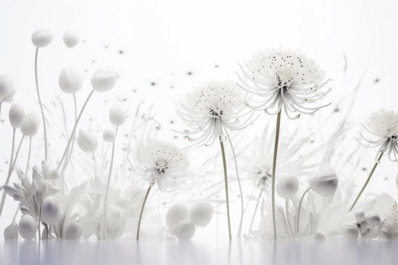 romance celebration spring background floral beautiful white wedding blossom flower nature. Generative AI.