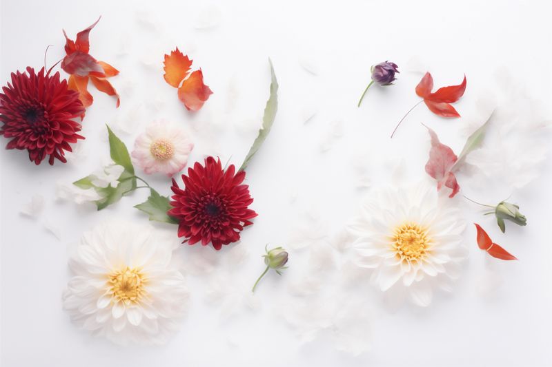 day flower floral blossom beautiful celebration background nature valentines wedding white spring. Generative AI.