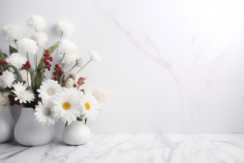 leaf nature white floral beautiful spring flower background wedding blossom celebration. Generative AI.