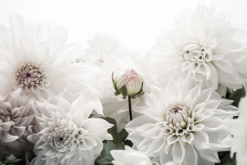 wedding flower spring white blossom nature background celebration plant beautiful floral. Generative AI.