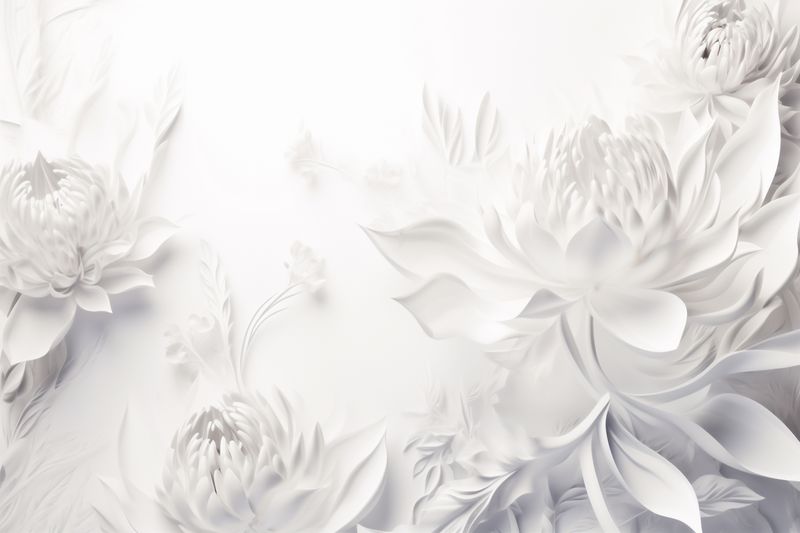 flower blossom beautiful nature background wedding celebration petal spring floral white. Generative AI.