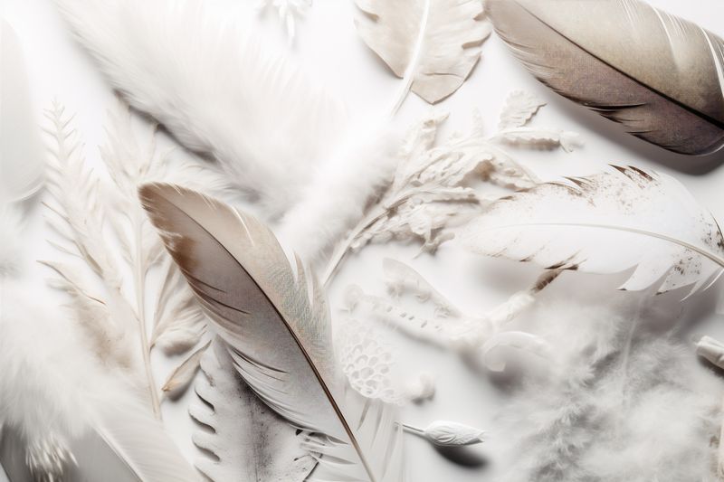 spring beautiful celebration wedding nature white blossom floral background art flower. Generative AI.