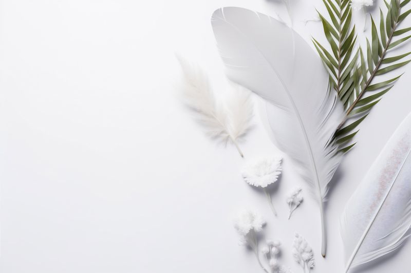 wedding flower white background spring nature celebration bloom blossom floral beautiful. Generative AI.