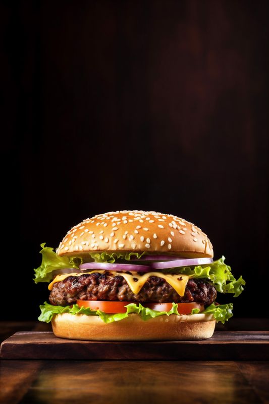 burger hamburger meat fat food sandwich snack fast food fast beef. Generative AI.