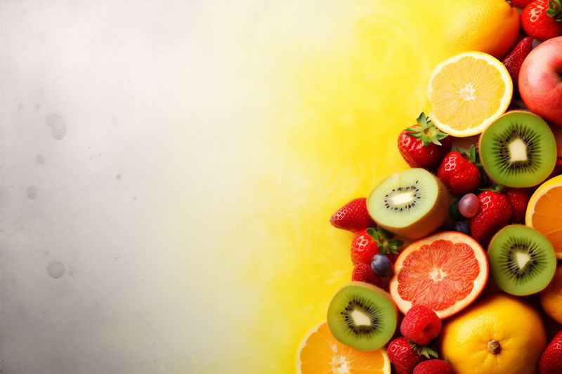 background fruit collection hookah apple ice grape juice food smoke orange. Generative AI.