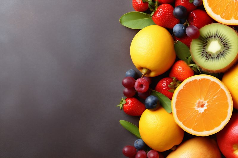 fruit smoke vape ice juice grape apple food orange background hookah. Generative AI.