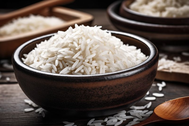 dinner healthy meal asian fried vegetable rice rice food eat chinese. Generative AI.