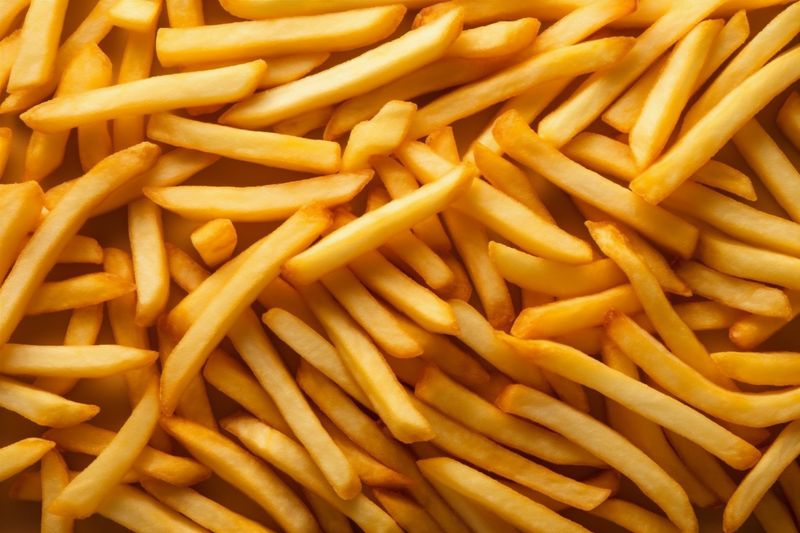 salty food snack background potato chip french fry fat tasty meal. Generative AI.