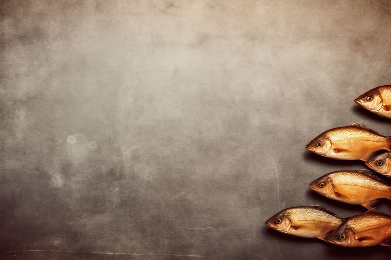 seafood fresh raw food meal fish gourmet healthy dinner smoked background. Generative AI.