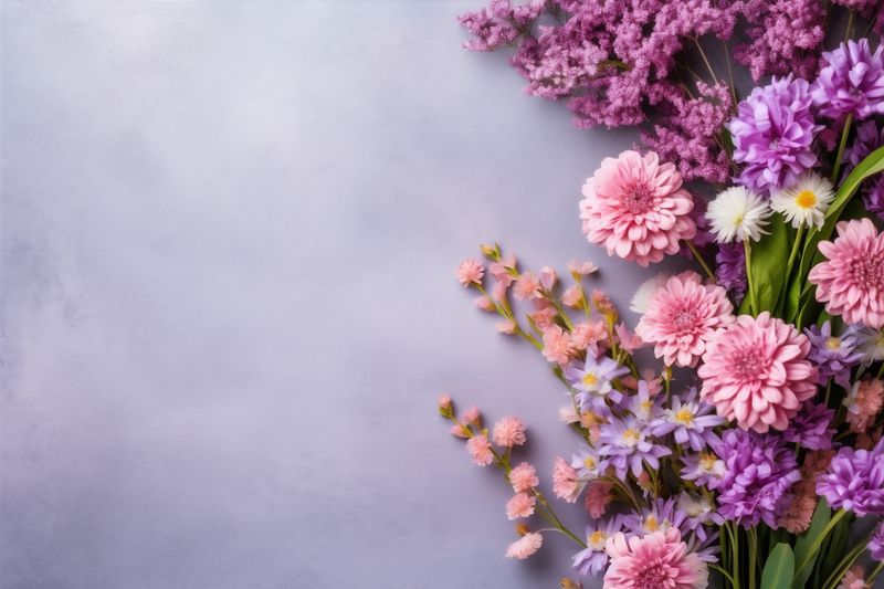 leaf flower wedding floral nature background valentine bouquet pink blossom bloom. Generative AI.