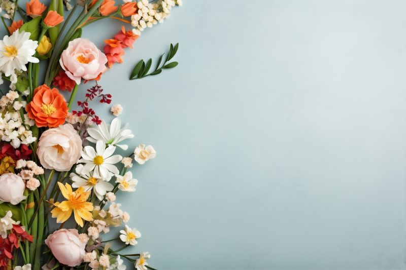 floral blossom valentine bouquet bud nature wedding background flower leaf pink. Generative AI.