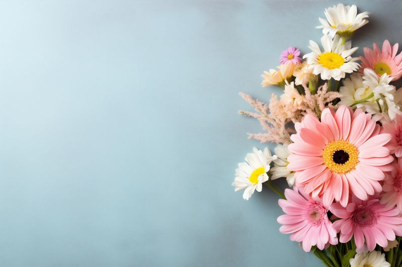 blossom pink bouquet flower valentine nature bright leaf background wedding floral. Generative AI.