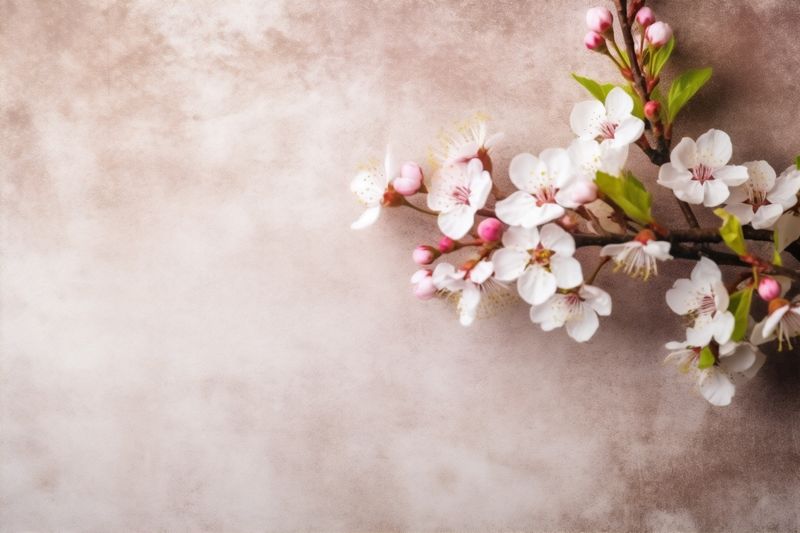 leaf flower green floral background valentine nature bouquet wedding pink blossom. Generative AI.