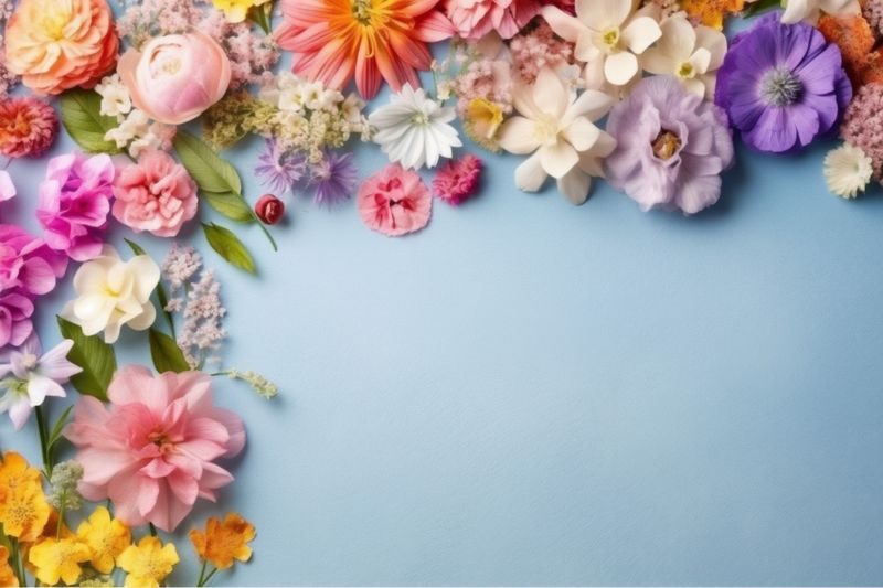 bouquet green wedding blossom nature floral flower background leaf pink valentine. Generative AI.