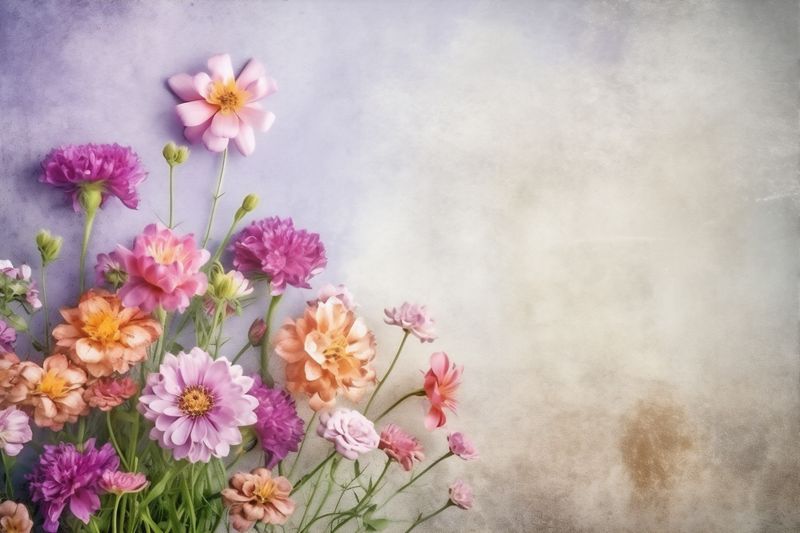 leaf flower pink valentine plant wedding nature blossom background bouquet floral. Generative AI.