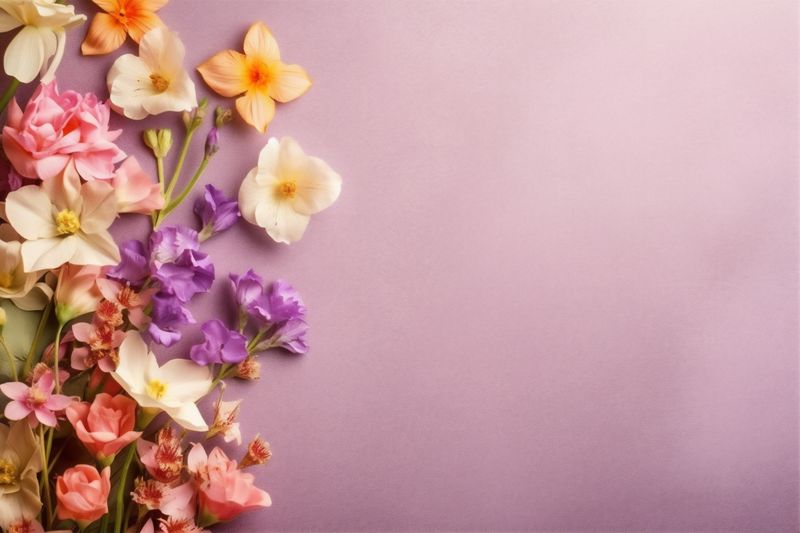 pink flower nature wedding valentine leaf bouquet blossom floral summer background. Generative AI.