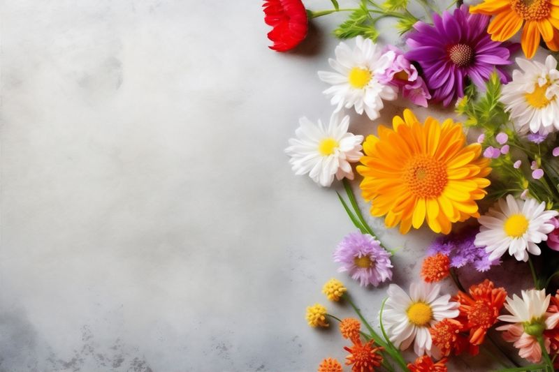 nature background floral flower pink white blossom valentine bouquet wedding leaf. Generative AI.