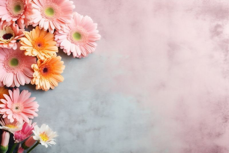 bouquet floral valentine background leaf flower blossom wedding nature rose pink. Generative AI.