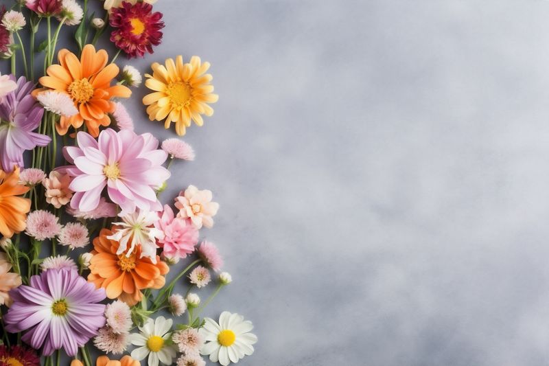 leaf pink wedding floral flower plant bouquet background nature valentine blossom. Generative AI.