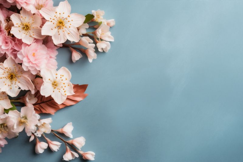 wedding holiday flower background floral pink blossom leaf bouquet valentine nature. Generative AI.