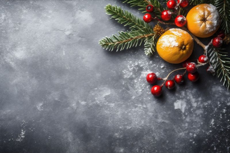 decoration gold year tree holiday christmas christmas bokeh background card snowflakes new. Generative AI.