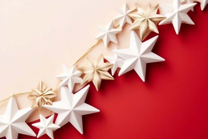 year snowflakes background tree new gold decoration text card christmas holiday christmas. Generative AI.