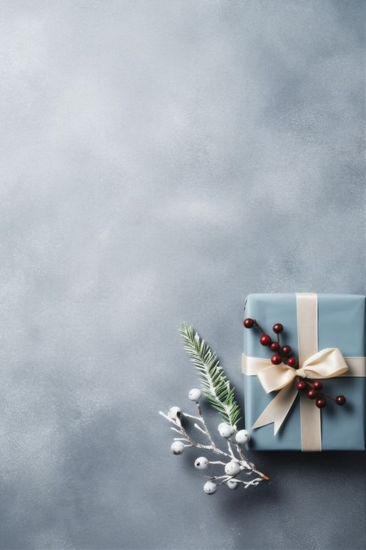 christmas holiday gold christmas new snowflakes tree card background year decorative decoration. Generative AI.