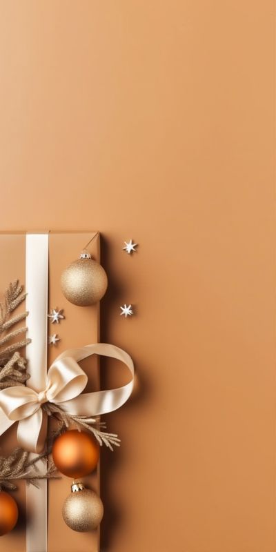 xmas new background year tree christmas holiday snowflakes gold card christmas decoration. Generative AI.
