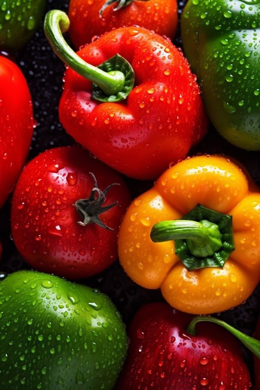 healthy water vitamin green food fresh drop background organic vegetable vegetarian close-up. Generative AI.