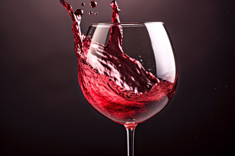 beverage alcohol bottle celebrate drink background winery wine glass food grape. Generative AI.