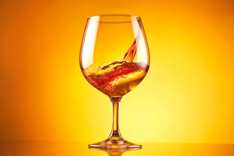 gradient cabernet closeup alcohol liquid background drink red party glass wine. Generative AI.