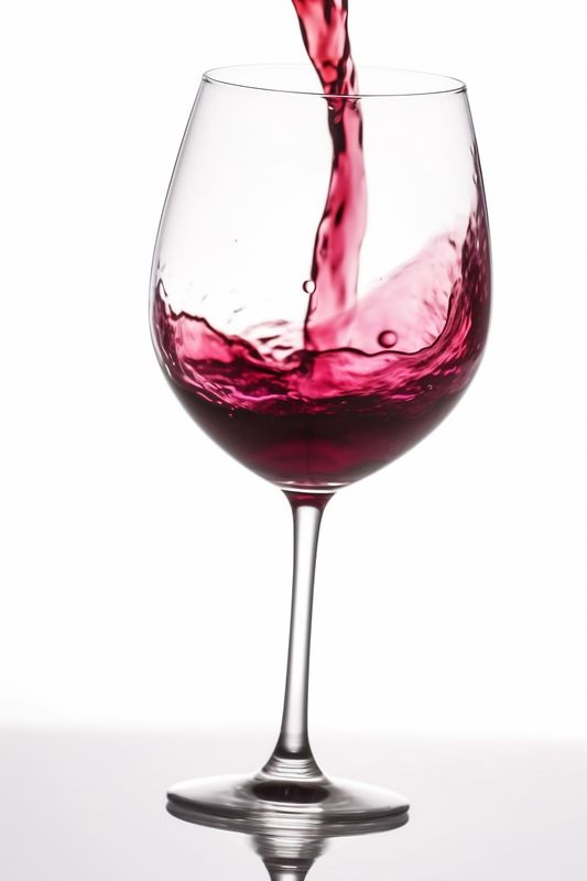 gradient liquid glass background crystal wine drink red party closeup alcohol. Generative AI.