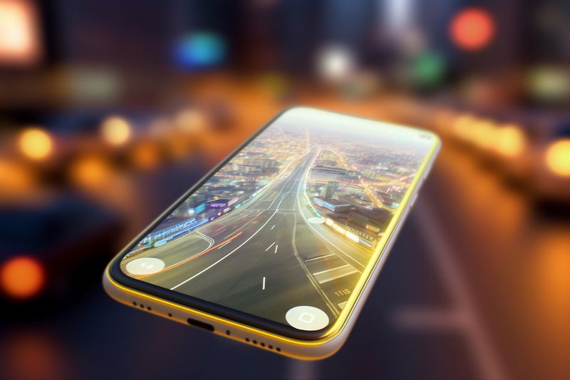 gps navigation travel direction map phone location mobile point position. Generative AI.