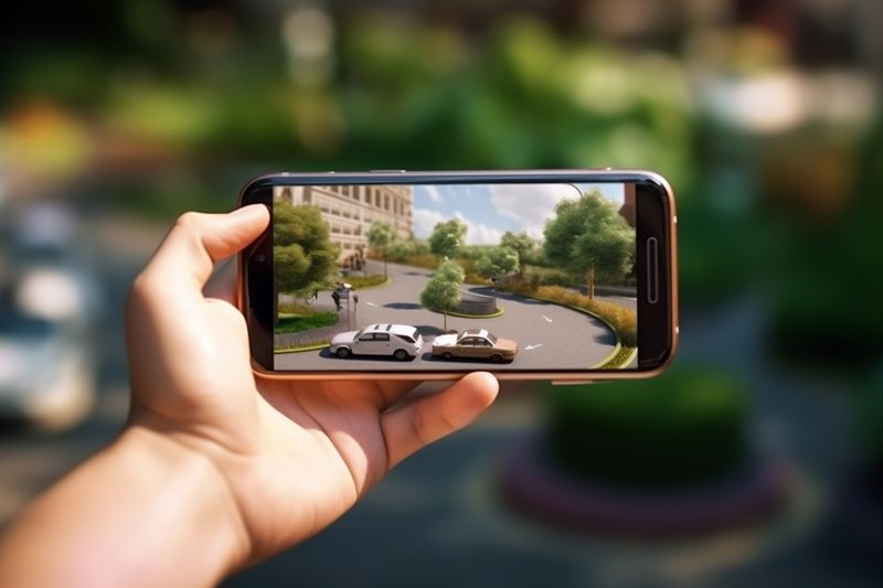 direction navigation travel point mobile gps phone map location position. Generative AI.