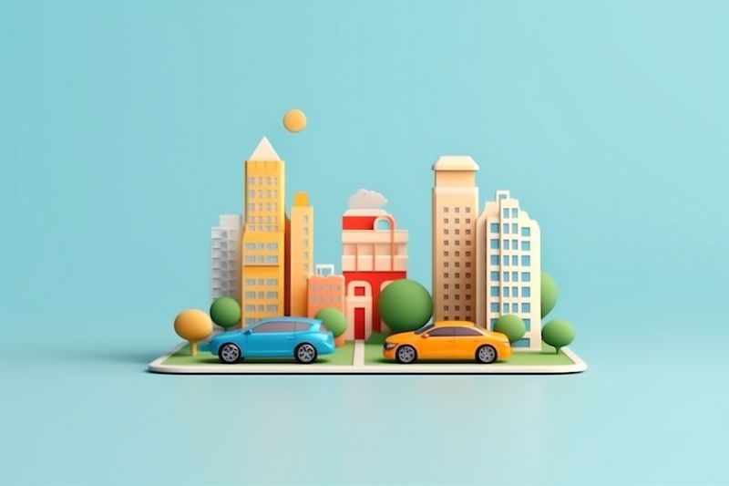 location travel gps phone position direction map point mobile navigation. Generative AI.