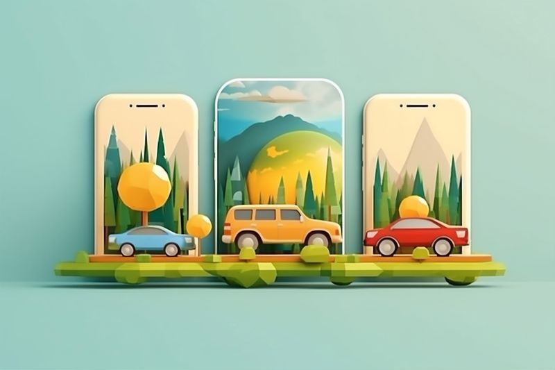 position mobile direction travel map phone location navigation point gps. Generative AI.