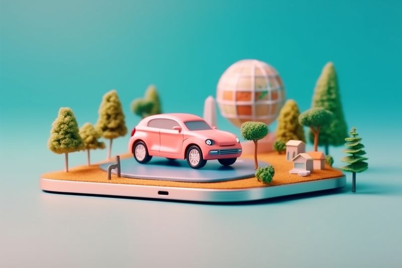 position travel navigation gps map direction location point phone mobile. Generative AI.