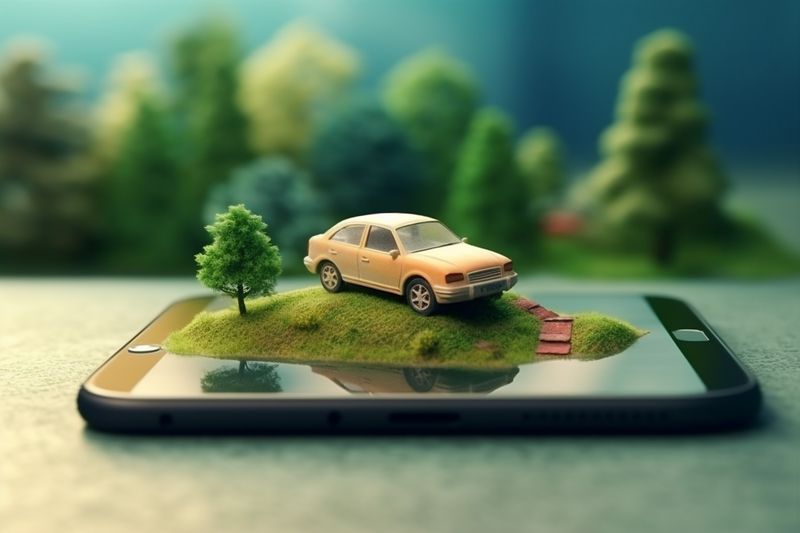 travel location direction phone map gps point position navigation mobile. Generative AI.