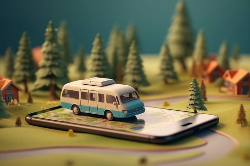 map phone navigation position direction gps travel location mobile point. Generative AI.